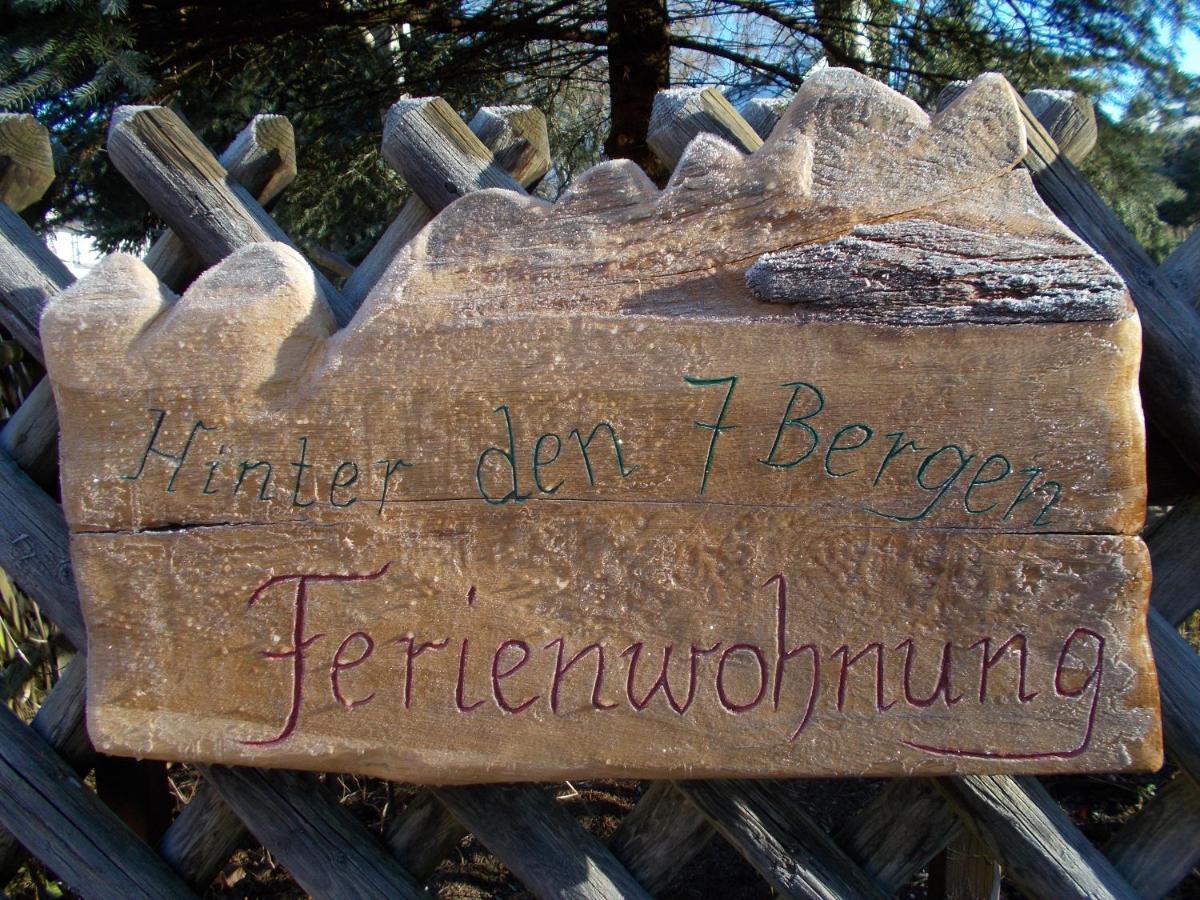 Ferienwohnung "Hinter Den Sieben Bergen" Schwarzenberg  Exterior foto